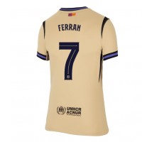 Barcelona Ferran Torres #7 Koszulka Wyjazdowa damskie 2025-26 Krótki Rękaw